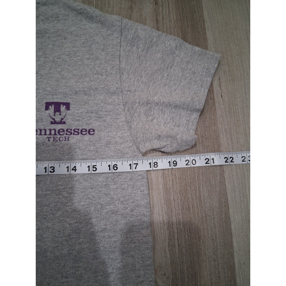 Gildan Tennessee Tech University TTU T-Shirt Small Gray Live Wings Up Graphic T - Picture 3 of 5